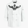 Eight Knot Button Chef Coat with Thermometer Pocket Thumbnail