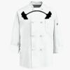 Eight Knot Button Chef Coat with Thermometer Pocket Thumbnail