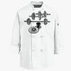 Eight Knot Button Chef Coat with Thermometer Pocket Thumbnail