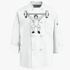 Eight Knot Button Chef Coat with Thermometer Pocket Thumbnail