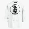 Eight Knot Button Chef Coat with Thermometer Pocket Thumbnail