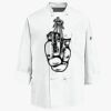 Eight Knot Button Chef Coat with Thermometer Pocket Thumbnail