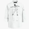 Eight Knot Button Chef Coat with Thermometer Pocket Thumbnail
