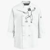 Eight Knot Button Chef Coat with Thermometer Pocket Thumbnail