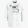 Eight Knot Button Chef Coat with Thermometer Pocket Thumbnail