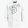Eight Knot Button Chef Coat with Thermometer Pocket Thumbnail