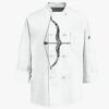 Eight Knot Button Chef Coat with Thermometer Pocket Thumbnail