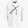 Eight Knot Button Chef Coat with Thermometer Pocket Thumbnail