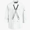 Eight Knot Button Chef Coat with Thermometer Pocket Thumbnail