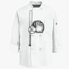 Eight Knot Button Chef Coat with Thermometer Pocket Thumbnail