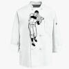 Eight Knot Button Chef Coat with Thermometer Pocket Thumbnail