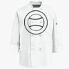 Eight Knot Button Chef Coat with Thermometer Pocket Thumbnail