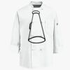 Eight Knot Button Chef Coat with Thermometer Pocket Thumbnail
