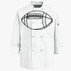 Eight Knot Button Chef Coat with Thermometer Pocket Thumbnail