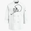 Eight Knot Button Chef Coat with Thermometer Pocket Thumbnail