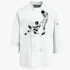 Eight Knot Button Chef Coat with Thermometer Pocket Thumbnail