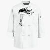 Eight Knot Button Chef Coat with Thermometer Pocket Thumbnail