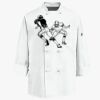 Eight Knot Button Chef Coat with Thermometer Pocket Thumbnail