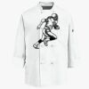 Eight Knot Button Chef Coat with Thermometer Pocket Thumbnail