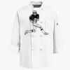 Eight Knot Button Chef Coat with Thermometer Pocket Thumbnail