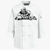 Eight Knot Button Chef Coat with Thermometer Pocket Thumbnail