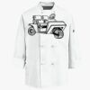 Eight Knot Button Chef Coat with Thermometer Pocket Thumbnail