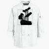 Eight Knot Button Chef Coat with Thermometer Pocket Thumbnail