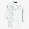 Eight Knot Button Chef Coat with Thermometer Pocket Thumbnail