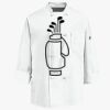 Eight Knot Button Chef Coat with Thermometer Pocket Thumbnail
