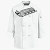 Eight Knot Button Chef Coat with Thermometer Pocket Thumbnail
