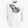 Eight Knot Button Chef Coat with Thermometer Pocket Thumbnail