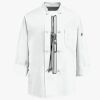 Eight Knot Button Chef Coat with Thermometer Pocket Thumbnail