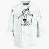 Eight Knot Button Chef Coat with Thermometer Pocket Thumbnail