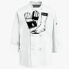Eight Knot Button Chef Coat with Thermometer Pocket Thumbnail