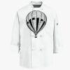 Eight Knot Button Chef Coat with Thermometer Pocket Thumbnail
