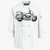 Eight Knot Button Chef Coat with Thermometer Pocket Thumbnail