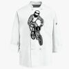 Eight Knot Button Chef Coat with Thermometer Pocket Thumbnail