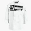 Eight Knot Button Chef Coat with Thermometer Pocket Thumbnail