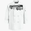 Eight Knot Button Chef Coat with Thermometer Pocket Thumbnail