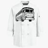 Eight Knot Button Chef Coat with Thermometer Pocket Thumbnail