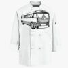 Eight Knot Button Chef Coat with Thermometer Pocket Thumbnail