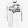 Eight Knot Button Chef Coat with Thermometer Pocket Thumbnail
