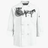 Eight Knot Button Chef Coat with Thermometer Pocket Thumbnail