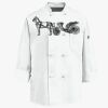 Eight Knot Button Chef Coat with Thermometer Pocket Thumbnail