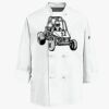 Eight Knot Button Chef Coat with Thermometer Pocket Thumbnail
