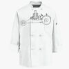 Eight Knot Button Chef Coat with Thermometer Pocket Thumbnail