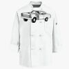 Eight Knot Button Chef Coat with Thermometer Pocket Thumbnail
