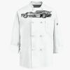 Eight Knot Button Chef Coat with Thermometer Pocket Thumbnail