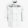 Eight Knot Button Chef Coat with Thermometer Pocket Thumbnail