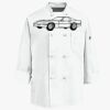 Eight Knot Button Chef Coat with Thermometer Pocket Thumbnail